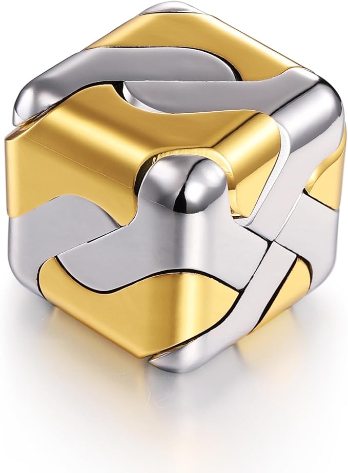 Metal Puzzle - 3D Cube Brain Teaser Puzzle