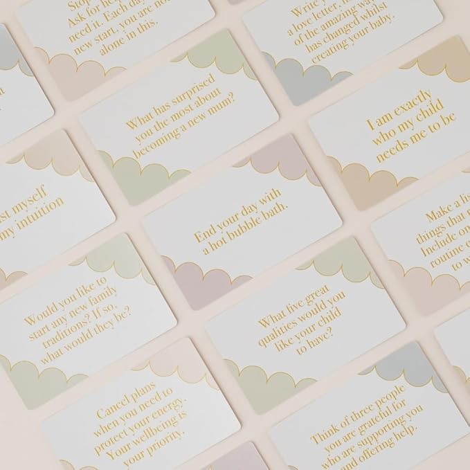 Mind Cards | New Mum Edition | 45 Mindfulness Cards for Women, Ideal for Early Motherhood Support and Self Care | Great New Mom Mothers Day Gifts