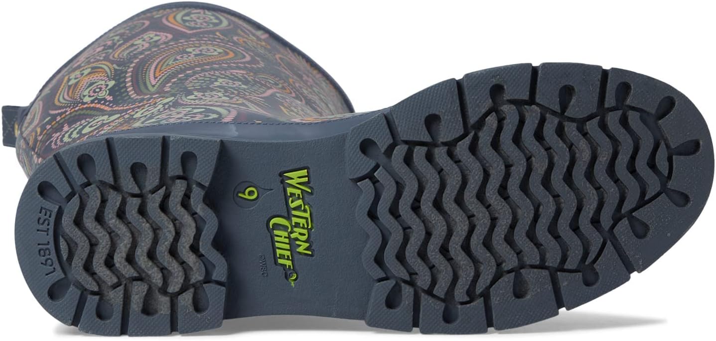 Western Chief Women's Tall Waterproof Rain Boot Outdoor Garden Shoes