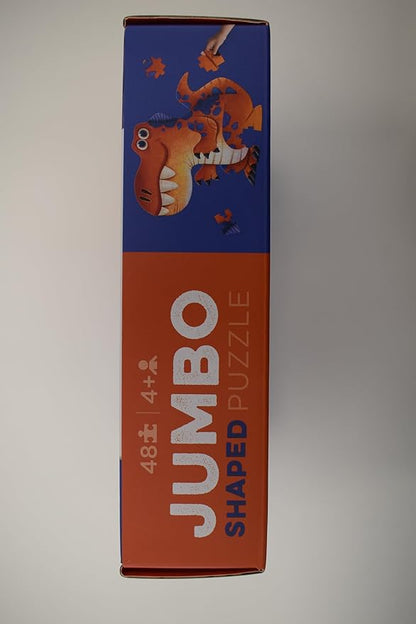 Crocodile Creek Above + Below 48-Piece Jigsaw Floor Puzzle - Fun Floor Puzzles for Kids Ages 4-8, Jumbo Dinosaur