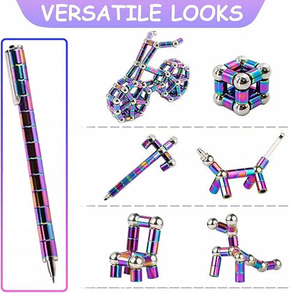 Gifts for Men Fidget Pen - Novelty Christmas Stocking Stuffers for Adults, White Elephant Gift , Anniversary Present for Him and Her, Cool Gadgets Funny Birthday Gift for Men Anxiety Relief Items