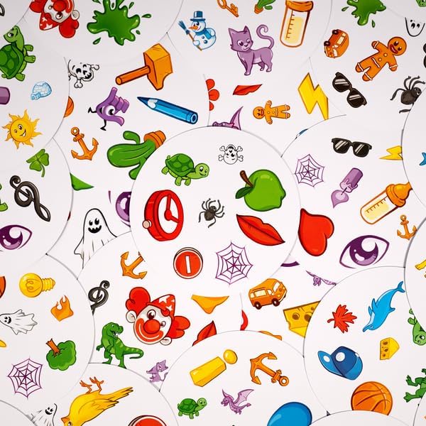 Asmodee Spot It! Classic Card Game (2024 Refresh) - Eco-Blister Edition, 5-in-1 Visual Perception Game for Quick Reflexes and Family Fun, Ages 6+, 2-8 Players, 10 Minute Playtime