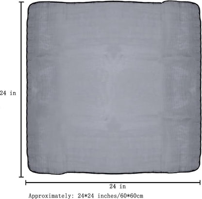 Dance Scarves 12 Pcs Juggling Scarves for Kids Play Silk Scarve for Babies Toddlers Children Movement Learning Education Musical Accessories Colorful Scarfs Magic Tricks Performance(Black)