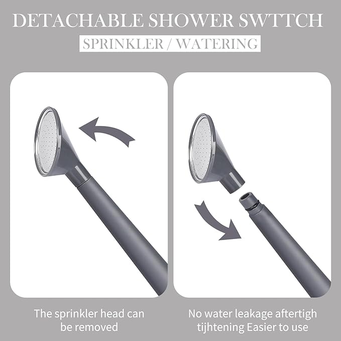 2 Gallon Watering Can for Indoor Plants, Garden Watering Cans for Outdoor Plant House Flower, Modern Plant Watering Can Large Long Spout with Sprinkler Head