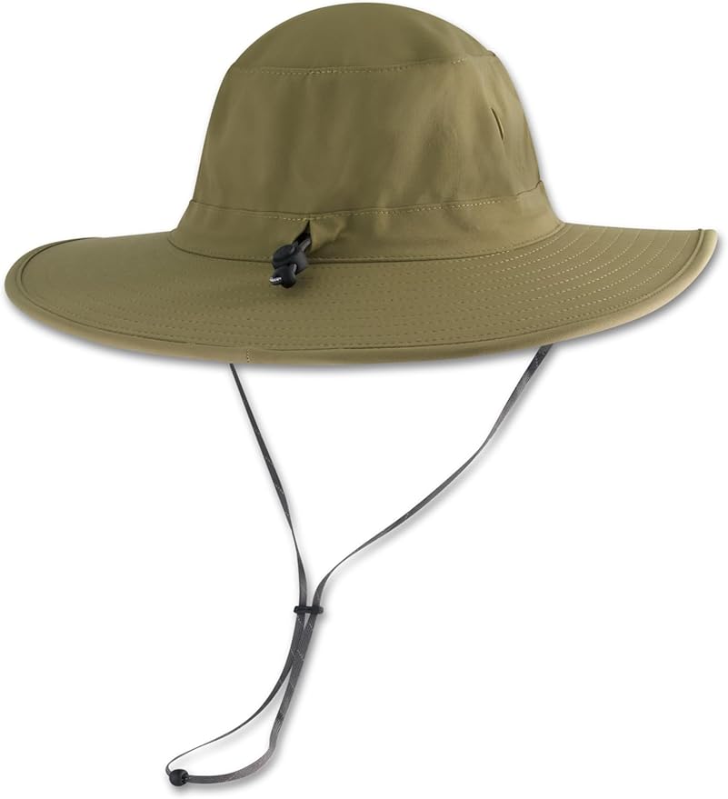 Men's Shapeable Wide Brim Hat - UPF 50 Sun Protection - Maximum Coverage on Your Next Adventure - Sun Fearless Leo Hat