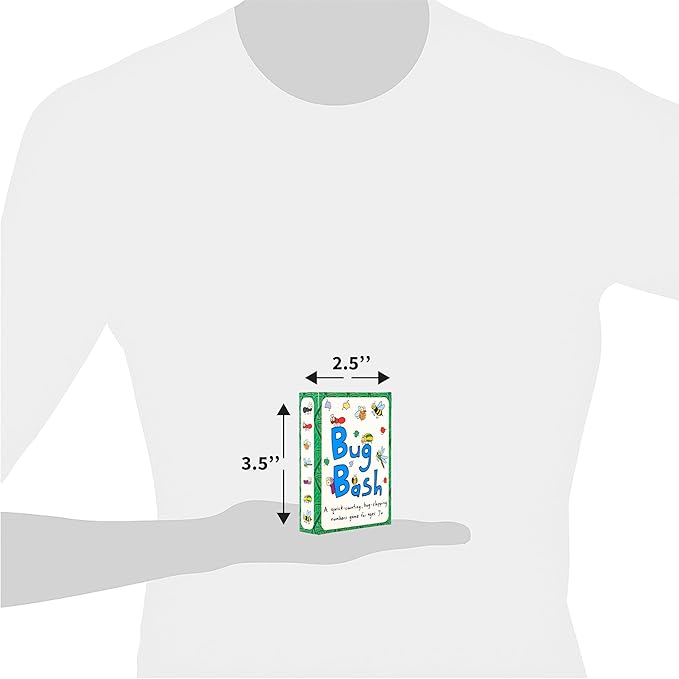 Bug Bash Card Game- Award-Winning Kids Brain Game for Ages 7-12 - Quick-Counting Bug-Slapping Game Fast, Fun, and Frenetic - Smart Games for Kids 7-12 and 2-4 Players