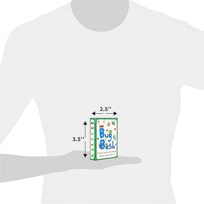 Bug Bash Card Game- Award-Winning Kids Brain Game for Ages 7-12 - Quick-Counting Bug-Slapping Game Fast, Fun, and Frenetic - Smart Games for Kids 7-12 and 2-4 Players