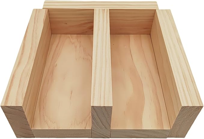 6PCS Rectangle Wood Boards Unfinished Wood Blocks for Crafting, 8x3x1in Blank Whittling Wooden Blocks for Wood Carving,Painting & Burning