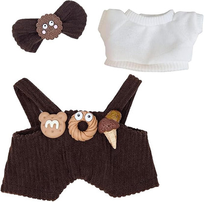 17cm Cute Ice Cream Doll Clothes, 6.7 Inches Cute Doll Clothes for Cute Ice Cream Dolls Accessories, Dress Up Clothes for Doll(NO Doll)