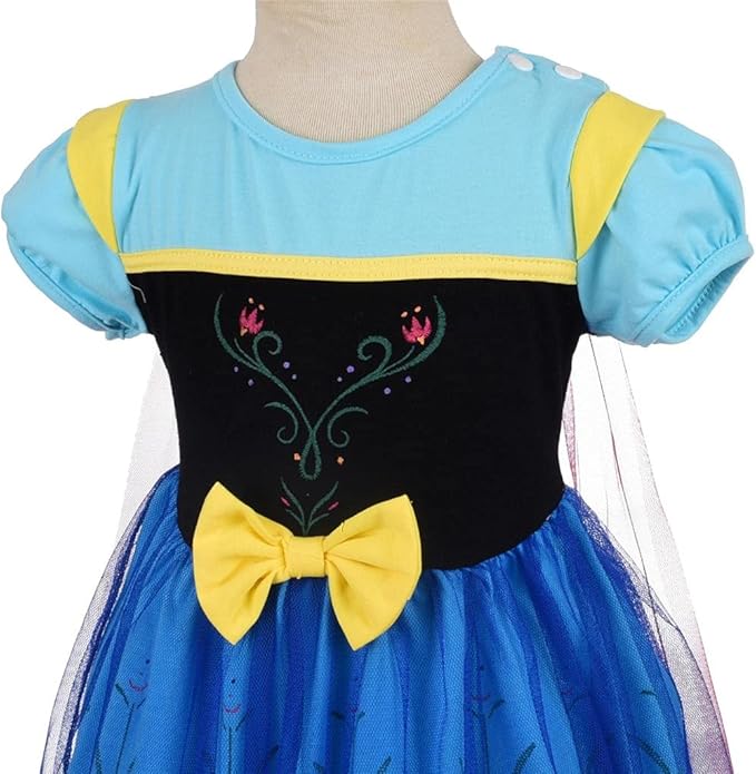 Dressy Daisy Princess Dress Up Clothes Halloween Fancy Party Tulle Skirt Summer Outfit for Baby & Toddler Girls