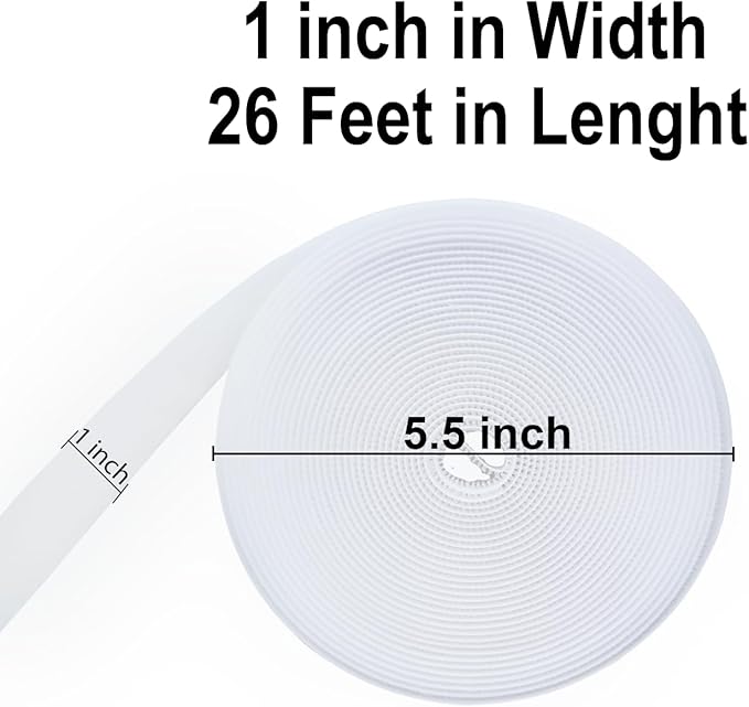 6 Rolls 156 Feet Carpet Marker Strips for Classroom Back to School Decorations Nylon Carpet Strip for School Preschool Supplies Daycare Office (White)