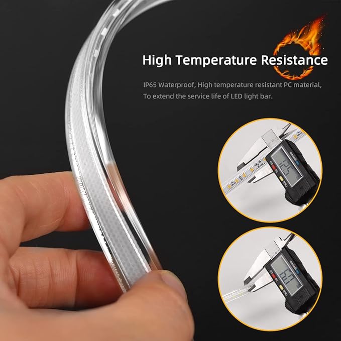 Outdoor LED Strip Lights,AC110V 65.6FT/20M LED Light Strip,IP65 Waterproof 3500K Flexible LED Rope Lights for Patio Backyard Garden Kitchen Lighting(65.6FT, Warm White)