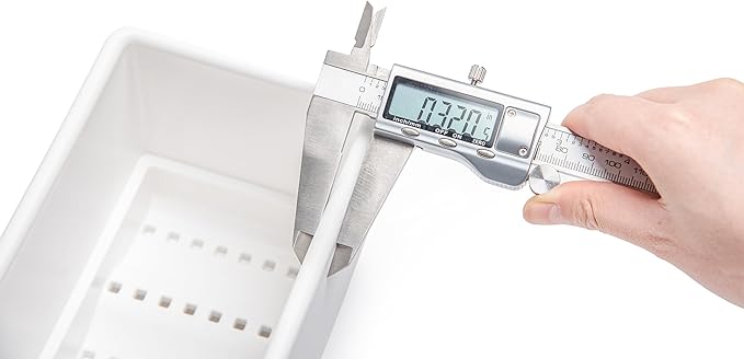 D'vine Dev 12 Inch Window Box Planter, Rectangle Plastic Herb Planter with Drainage Holes and Saucer, Indoor Succulent Cactus Vegetable Pot for Windowsill, Garden Balcony, White, Set of 2, 76-X-A-2