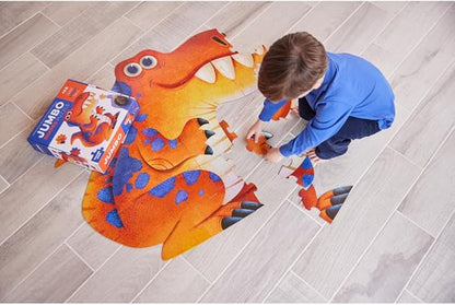 Crocodile Creek Above + Below 48-Piece Jigsaw Floor Puzzle - Fun Floor Puzzles for Kids Ages 4-8, Jumbo Dinosaur