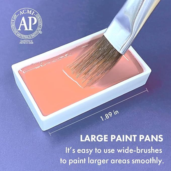 Kuretake GANSAI TAMBI Watercolor Paint Set 100 Colors with Wooden Box, Professional-quality art supplies for artists adult painting Non-Toxic, Made in Japan, MC20/100WD4