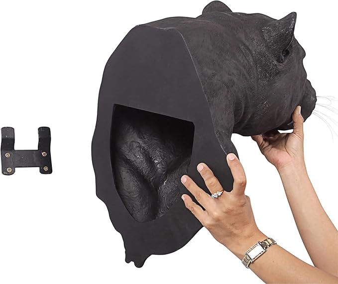 Design Toscano Shadow Predator Black Panther Wall Sculpture