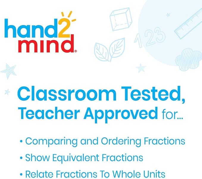 hand2mind Rainbow Fraction Tower Cubes, Montessori Math Materials, Fraction Manipulatives, Unit Fraction, Fraction Cubes, Math Manipulatives for Elementary School, Homeschool Supplies (15 Sets)