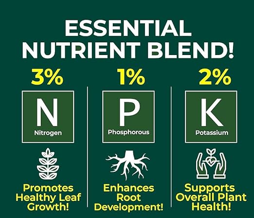 Premium Liquid Tomato Plant Fertilizer - 3-1-2 Concentrate for Indoor Plants and Flowers by Gardenera | Organic Plant Food for Tomatoes - 8oz