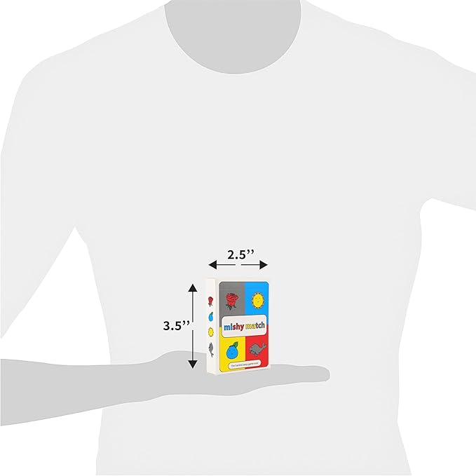 Mishy Match Award-Winning Card Game for Adults & Teens - Hilarious Brain-Melting Party Game - Silly Gifts for Adults & Teens - Mensa Games - Funny Card Games