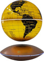 6" Magnetic Levitation Floating Globe Anti Gravity Rotating World Map with LED Light 7 Colors Display Floating Globe for Children Educational Gift Home Office Desk Decor (Gold)