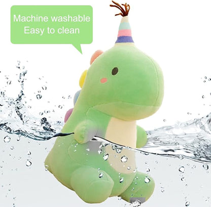Stuffed Animal Plush Toys, Cute Dinosaur Toy, Soft Dino Plushies for Kids Plush Doll Gifts for Boys Girls (Green, 19.7 Inch)