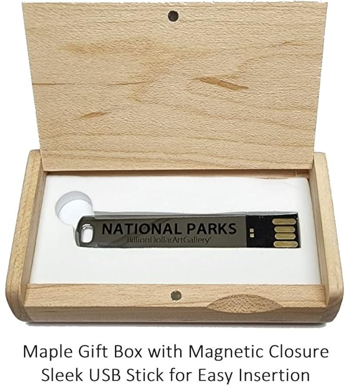 BillionDollarArtGallery® National Parks | Transform your TV into Wall Art with All 63 U.S. National Parks | Over 600 High-Def Photos | Unique Gift | Nature Lovers | Wall Art | Art TV