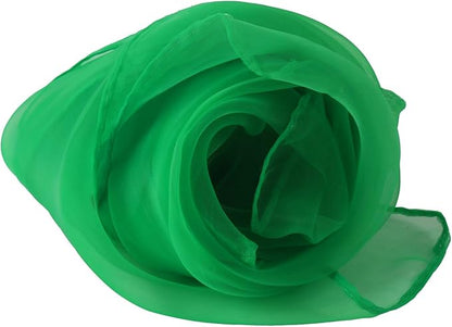 Larcele 12 Pieces Juggling Dance Scarf for Performance Prop Accessory 24 x 24 inches WDSJ-02