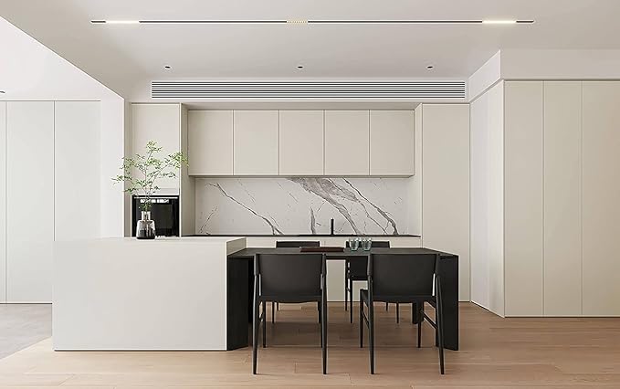 Dimoon 236''x23.6'' Cream Skin Peel and Stick Wallpaper Contact Paper Modern Self Adhesive Wall Paper Removable Renter Friendly Textured Solid Color Cabinet Vinyl Roll (236''x23.6'',Cream Skin)