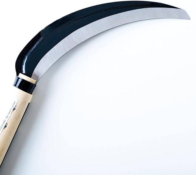 Japanese Weeding Steel Grass Sickle Gardening Tools [Made in Japan] Clearing Hand Held Garden Tool Farming Portable Weeder