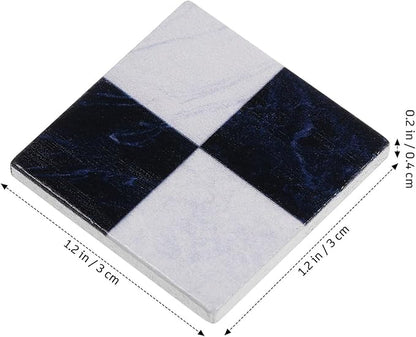 DOITOOL Miniature Dollhouse Flooring Mini Dollhouse Accessories, 27PCS Floor Sheet Wood Flooring Decorations, Doll House Furniture Accessories (s