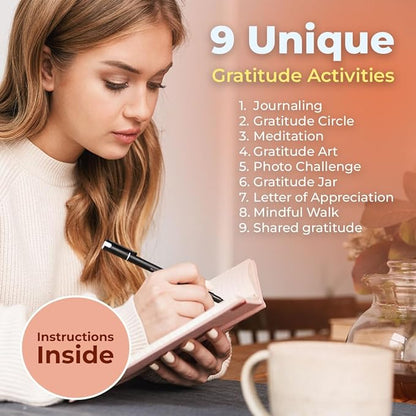 ThinkPsych Moments of Gratitude Cards | 52 Daily Questions for Mindfulness & Self-Reflection | Positive Psychology Self-Care Deck | Uplifting Gift for Teens & Adults | Gratitude Journal Ideas