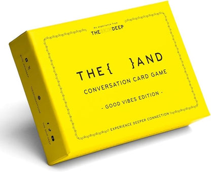 (THE AND) Good Vibes Edition - 199 Laugh Out Loud Conversation Cards for Friends, Family, Couples - Fun Icebreaker Cards to Connect - Stress Free Talking Game to Inspire Storytelling by The Skin Deep