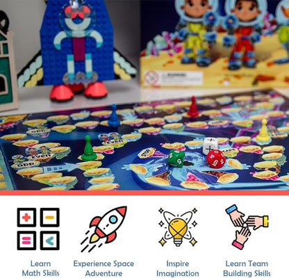 Sums in Space - Addition and Subtraction Games - Kindergarten and First Grade Educational Math Games for Kids 5-7