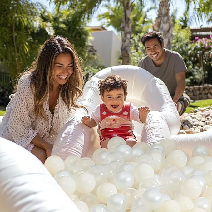 Realhaha Ball Pit Balls 50 100 200 500 Play Balls Plastic Balls for Baby Girls Toddlers Kids Play Tent Pool Playhouse Playpen Party Decoration