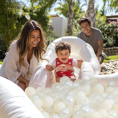 Realhaha Ball Pit Balls 50 100 200 500 Play Balls Plastic Balls for Baby Girls Toddlers Kids Play Tent Pool Playhouse Playpen Party Decoration