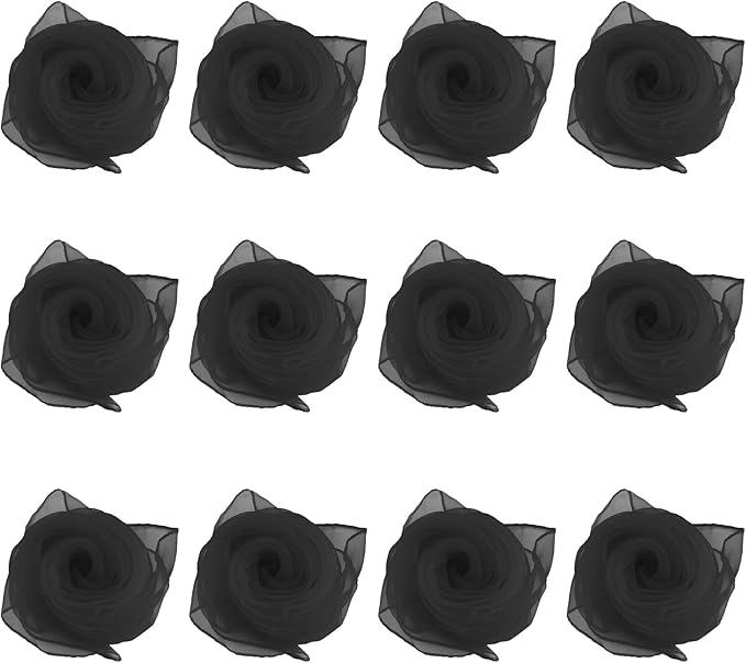 Larcele 12 Pieces Juggling Dance Scarf for Performance Prop Accessory 24 x 24 inches WDSJ-02