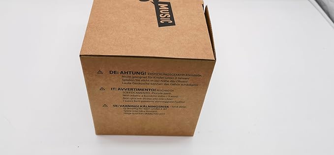 Stoie's Wooden Kids Musical Instruments for 3-9 Years Old, with Drum, Flute, Hand Bells, Cymbals, Castanets, Triangle, for Babies and Toddlers, Durable, Safe, Montessori Educational Toy, Storage Bag