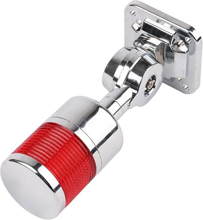 110V to 220V LED Stack Tower Lights, Industrial Warning Lights, Andon Lights, Column Signal Tower Indicator Lamp Beacon, Continuous/Flashing Light Switchable, 1 Layer (with Buzzer)