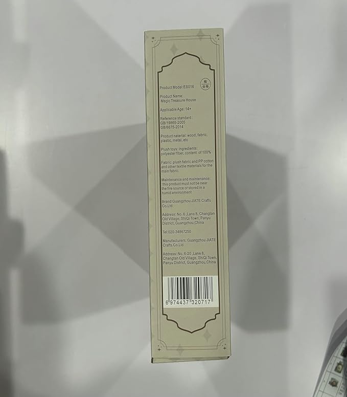 Miniature House Kit, Tiny House Kit with Light, DIY Mini House Building Kits for Adults to Building, Unique Gift for Birthday Christmas, Treasure House