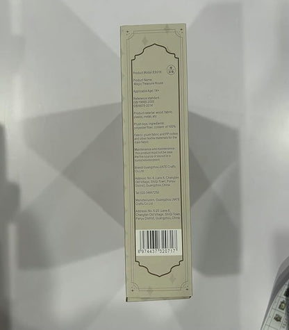 Miniature House Kit, Tiny House Kit with Light, DIY Mini House Building Kits for Adults to Building, Unique Gift for Birthday Christmas, Treasure House