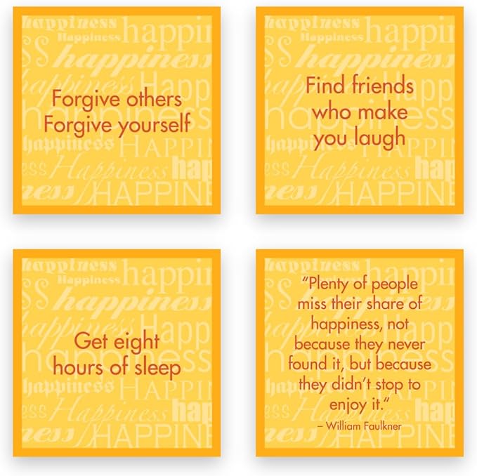 TableTopics Happiness Question Card Game - 135 Conversation Starter Cards with Tips, Ideas, & Quotes to Spark Meaningful Discussions with Adults at Dinner Parties, Girls’ Nights, and More