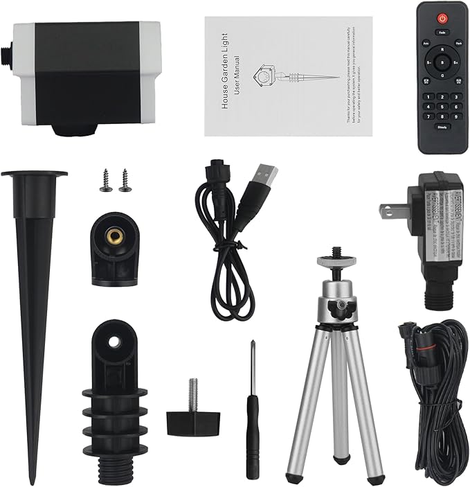 Outdoor Christmas Laser Lights Star Projector, Garden Laser Light with Moving Firefly for Outdoor, Indoor, Christmas, Holiday