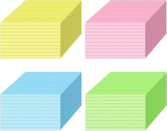 1200 Count Index Cards 3x5, Colored Index Cards, Note Cards 3x5 Flash Cards, 180GSM Heavy Notecards 3 x 5 Lined, 3 by 5 Pink Index Card Ruled Bulk Note Cards Flashcards for Studying Taking Notes