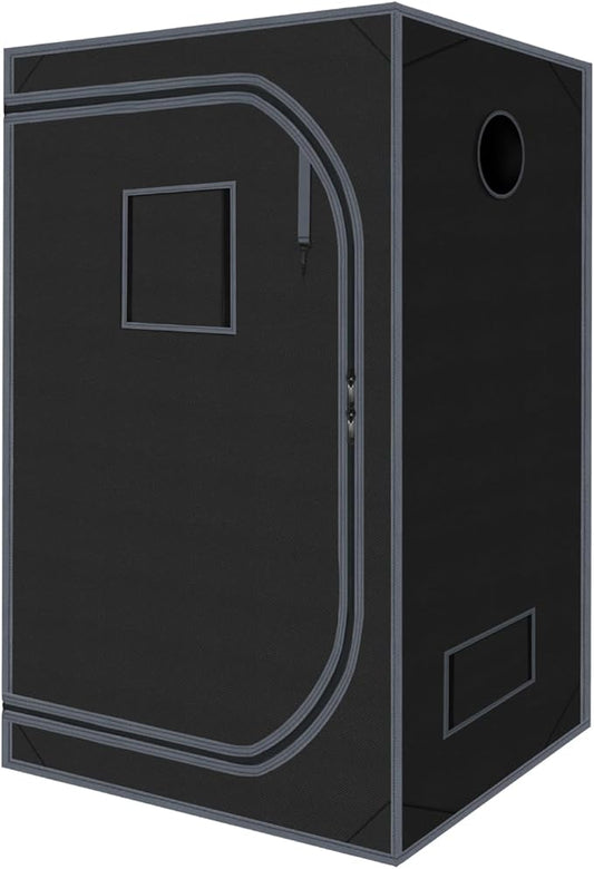 Grow Tent 48"x48"x78" Growing Tents for Indoor Plant 600D Mylar Hydroponic High Reflective Grow Tent for Plant Fruit Flower Veg Growing 4x4