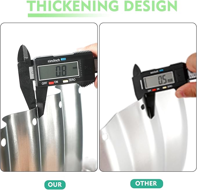 60 Inch Diameter Silver Galvanized Garden Raised Bed/Plant Box/Fire Pit Ring-0.8mm Thick,12 Inch Tall,Crimped Edge and Corner,No Sharpe,Perfect for Plantings (5FT Diameter, Round)