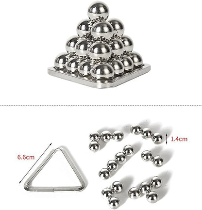 6 Pcs Brain Teaser Metal Wire Puzzles, Mind IQ Test Unlock Toy, Interlock Challenge Puzzle Game Educational Toy Gift for Boys Girls Teens Adults, #C