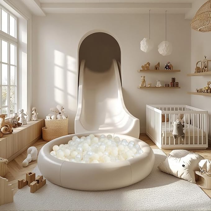 Realhaha Ball Pit Balls 50 100 200 500 Play Balls Plastic Balls for Baby Girls Toddlers Kids Play Tent Pool Playhouse Playpen Party Decoration