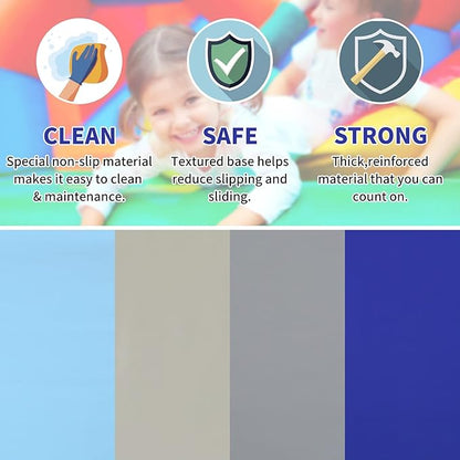 Kids Corner Climber 4-Piece Set Climbing Toys for Toddlers 1-3, Soft Babies Climb Foam Play Set Safe Indoor Baby Crawling Blocks Children Foam Toys for Kids Crawling and Sliding, Blue