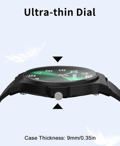 Kids Analog Watch Boys Girls, 30M Waterproof, Sports Watch for Boys, Easy to Read Children's Thin Dial Wrist Watches with Soft Band, for Ages 5-15 Kids Great Birthday Gifts Christmas Day