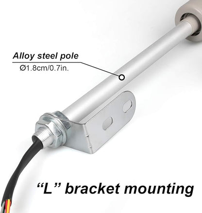 Tower Stack Lights, Industrial Warning Signal Lights Tower Lamps Column, Factory Workshop Safety RGB Signal Indicator, LED Andon Lights (12V, 3 Layers, with Sound)